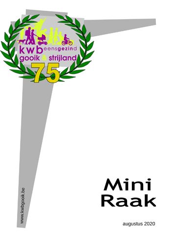 Kaft van Mini Raak 202008